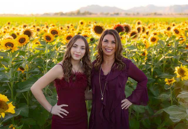 Brenda Geisler, Certified Family Nurse Practitioner, with her daughter Payton